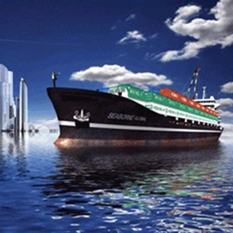 Kina til Canada med skib